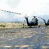 Kingbees on the FOB 1 airstrip looking north.